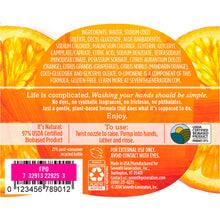 Load image into Gallery viewer, Seventh Generation Hand Wash, Mandarin Orange and Grapefruit Scent